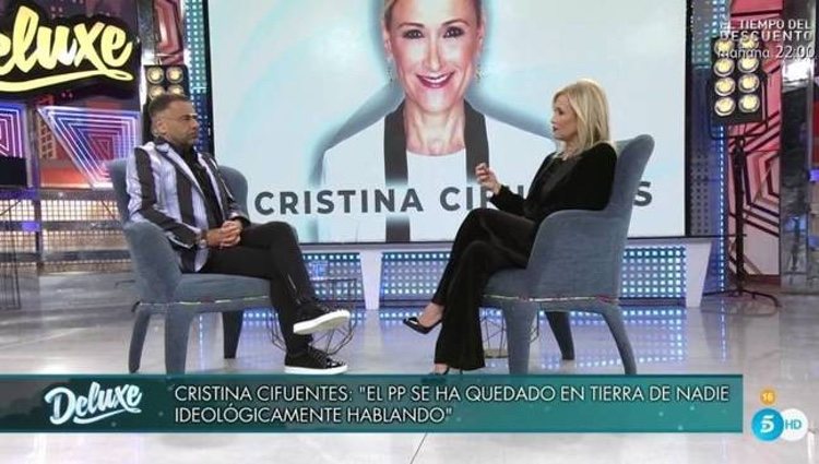 Entrevista a Cristina Cifuentes en 'Sábado Deluxe'