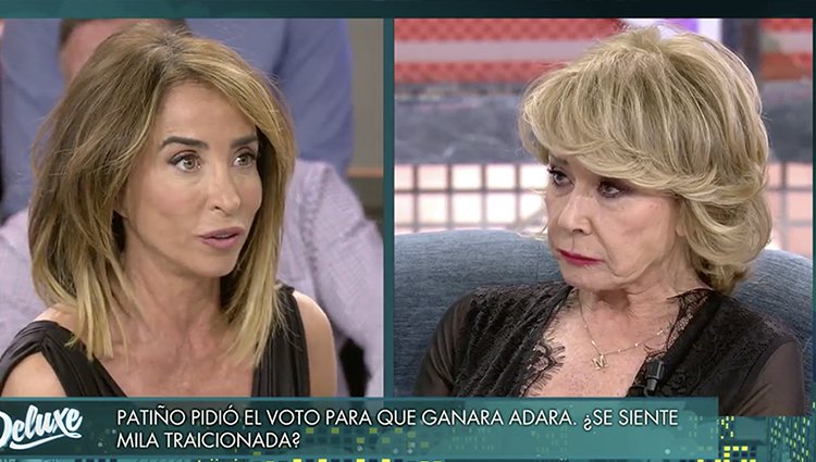 Mila Ximénez y María Patiño en 'Sábado Deluxe'| Foto: Telecinco.es