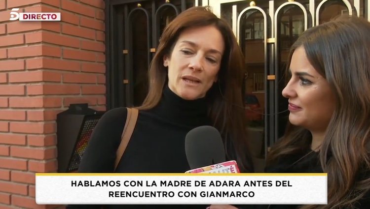 Elena, la madre de Adara hablando sobre 'El tiempo del descuento' / Telecinco.es