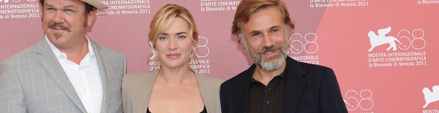 Kate Winslet y Madonna llegan a la Mostra de Venecia para presentar sus películas