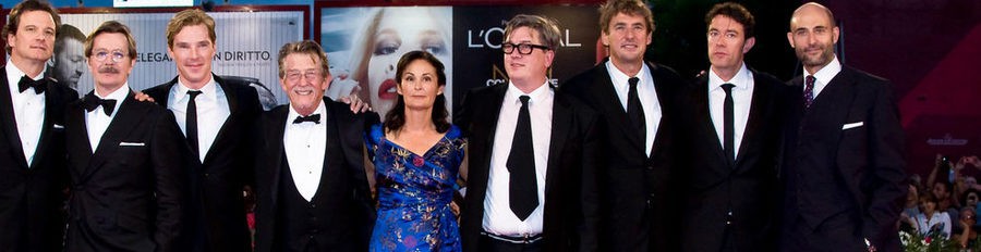 Colin Firth, Gary Oldman y John Hurt estrenan 'Tinker, Taylor, Soldier, Spy' en la Mostra de Venecia