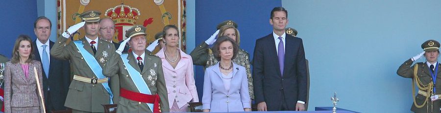 La Familia Real al completo preside el último Día de la Hispanidad bajo el Gobierno de Zapatero