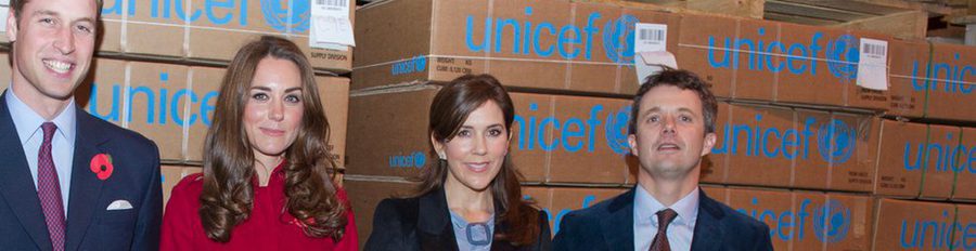 Los Duques de Cambridge y los Príncipes de Dinamarca muestran su cara más solidaria con UNICEF