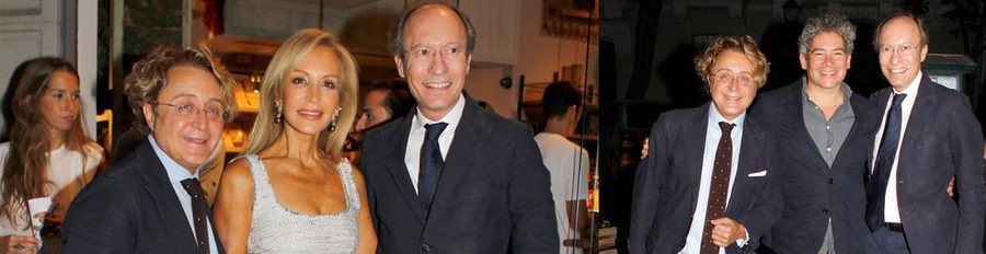 Carmen Lomana y Boris Izaguirre acompañan a Victorio y Lucchino en la inauguración de su tienda