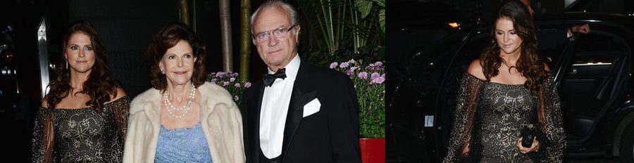 Los Reyes de Suecia y la Princesa Magdalena acuden a una cena de gala de la Cámara de Comercio Sueco-Americana