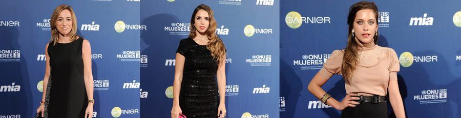 María León, Carme Chacón, Iván Sánchez y Elena Furiase acuden a los Premios Cuida de ti 2012