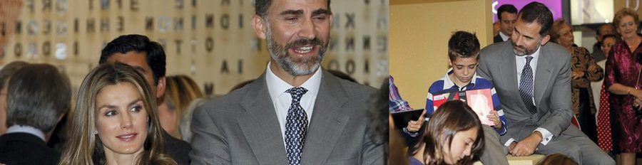 Los Príncipes Felipe y Letizia inauguran la Casa del Lector en el Matadero de Madrid