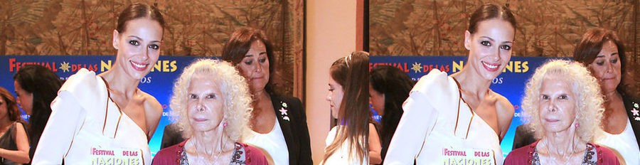 Eva González, Pastora Soler y María León recogen su Premio Solidario del Festival de las Naciones 2012