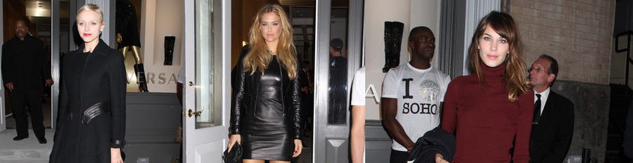 Versace reune a Bar Refaeli, Kanye West, Alexa Chung, Doutzen Kroes y la Princesa Charlene de Mónaco