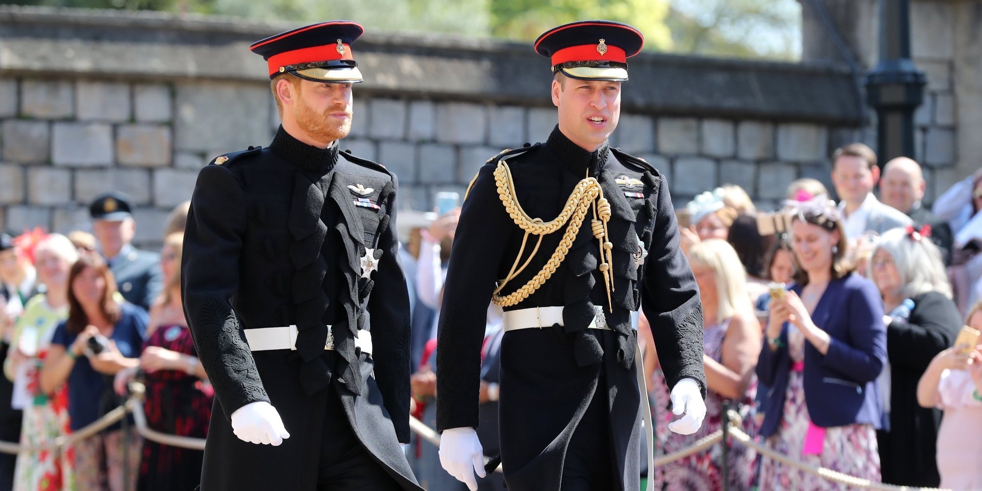 La falsa pelea de los Príncipes Guillermo y Harry en el partido de polo que unió a Kate Middleton y Meghan Markle
