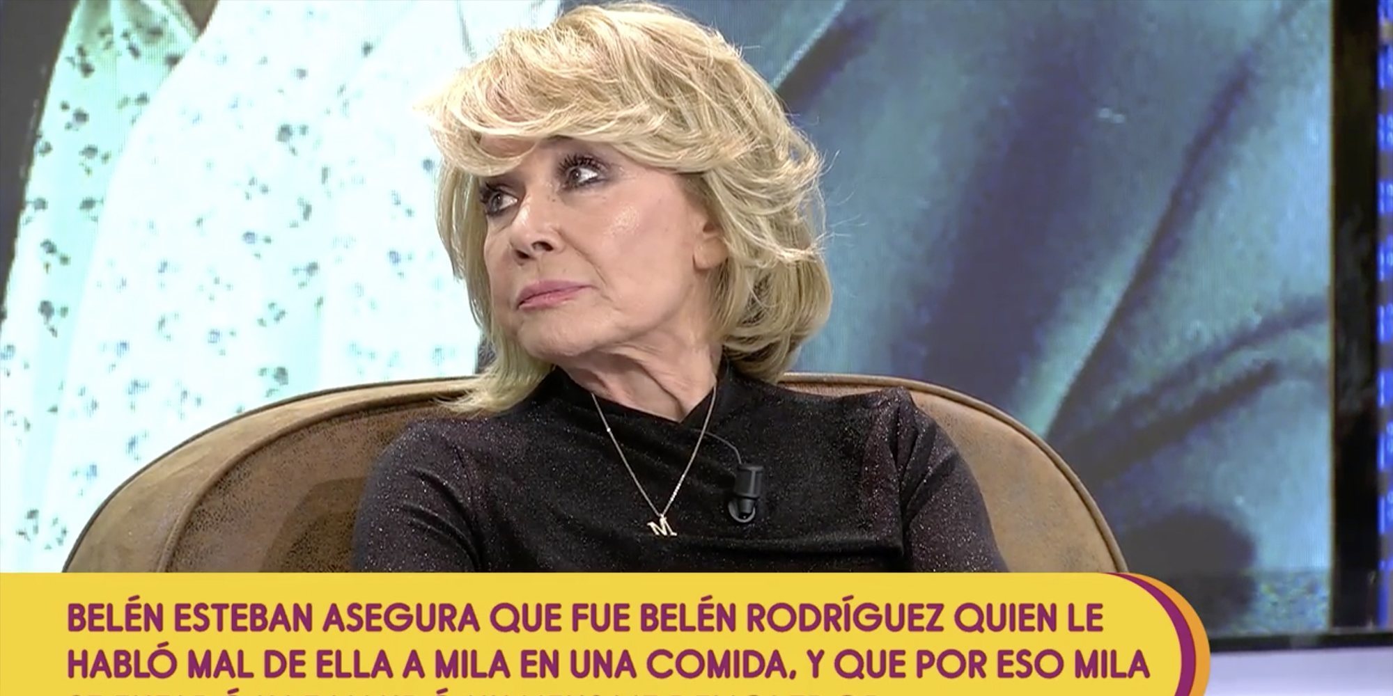 Mila Ximénez defiende nuevamente a Belén Ro en 'Sálvame': "No me ha metido mierda contra Belén Esteban"