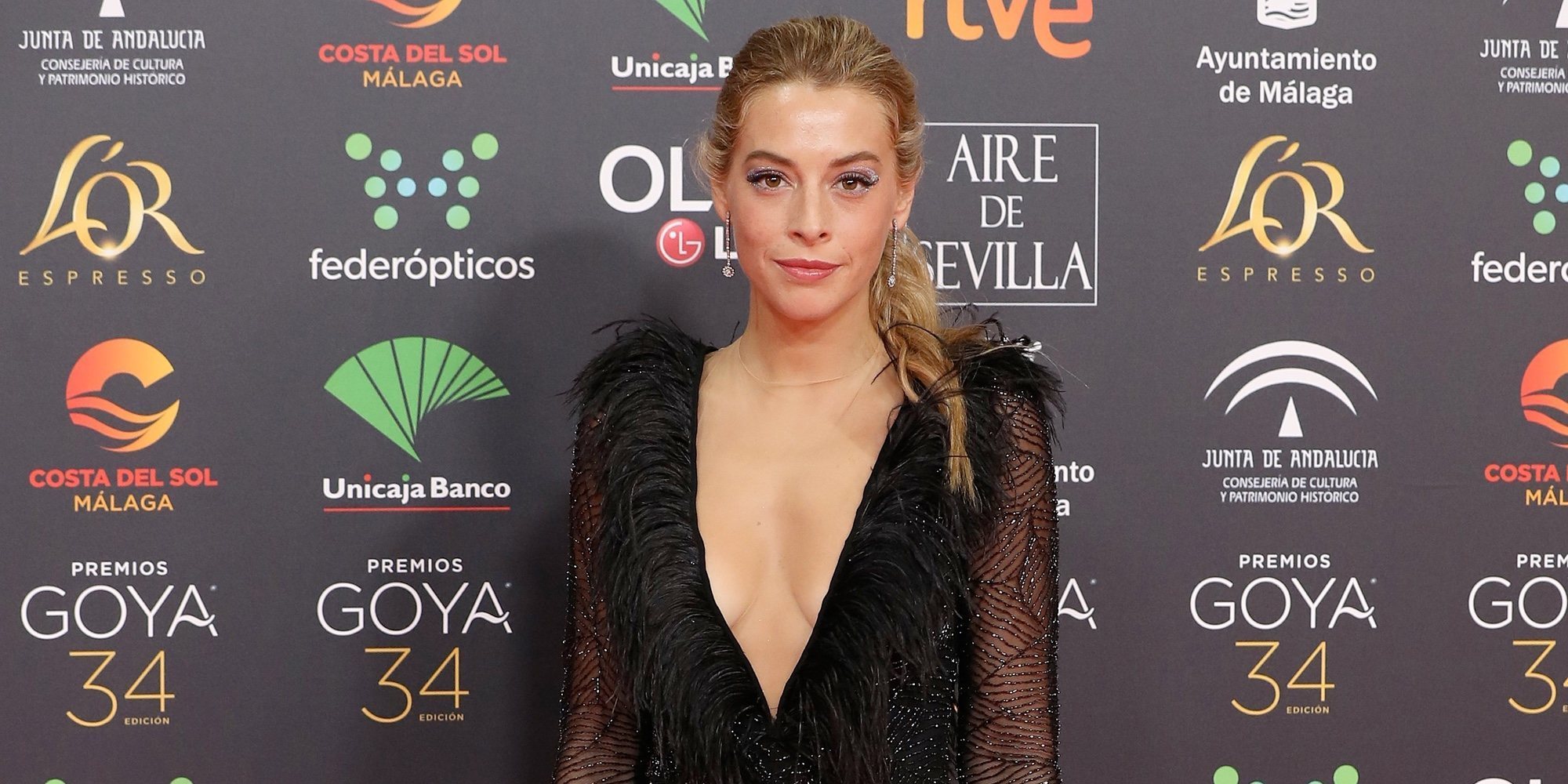 Belén Écija debuta en la alfombra roja de los Goya 2020 sin la compañía de su madre, Belén Rueda