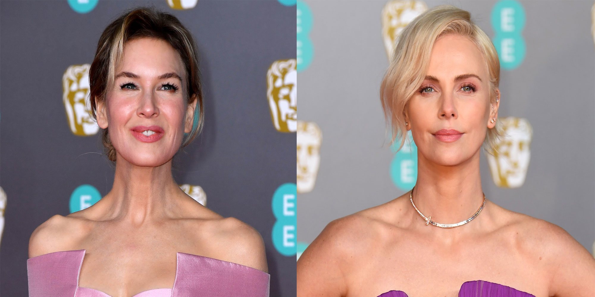 Renée Zellweger o Charlize Theron brillan con luz propia en la alfombra roja de los Premios BAFTA 2020