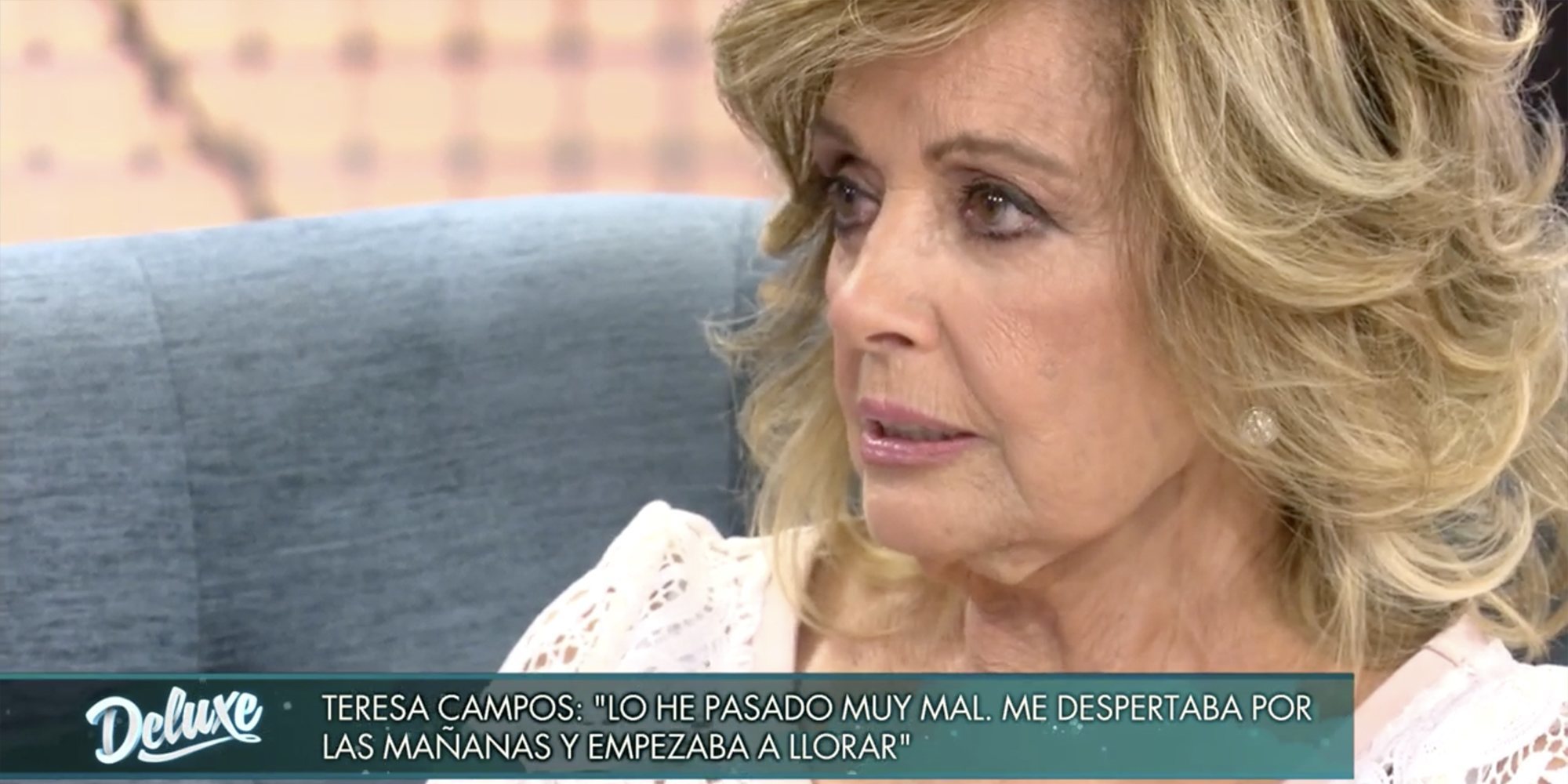 María Teresa se emociona al recordar su ruptura con Bigote: "Estaba muy mal, me despertaba y lloraba"