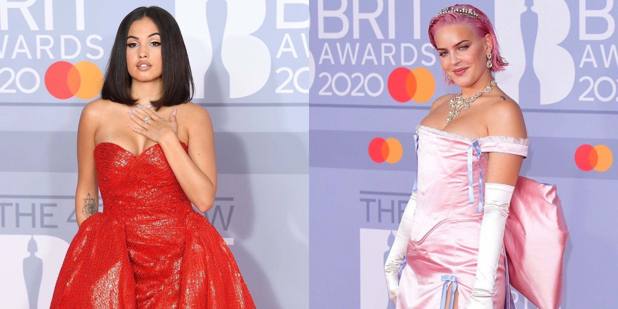 Mucho colorido y grandes artistas: Así ha sido la alfombra roja de los Brit Awards 2020
