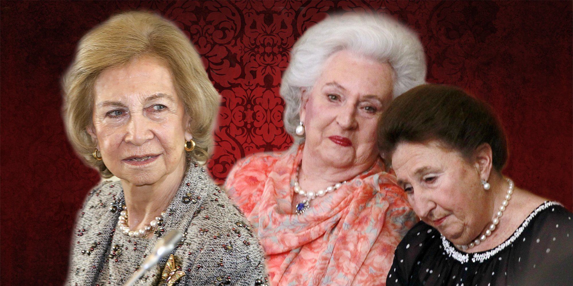 Así ha evolucionado la relación de la Reina Sofía con sus cuñadas, la Infanta Pilar y la Infanta Margarita