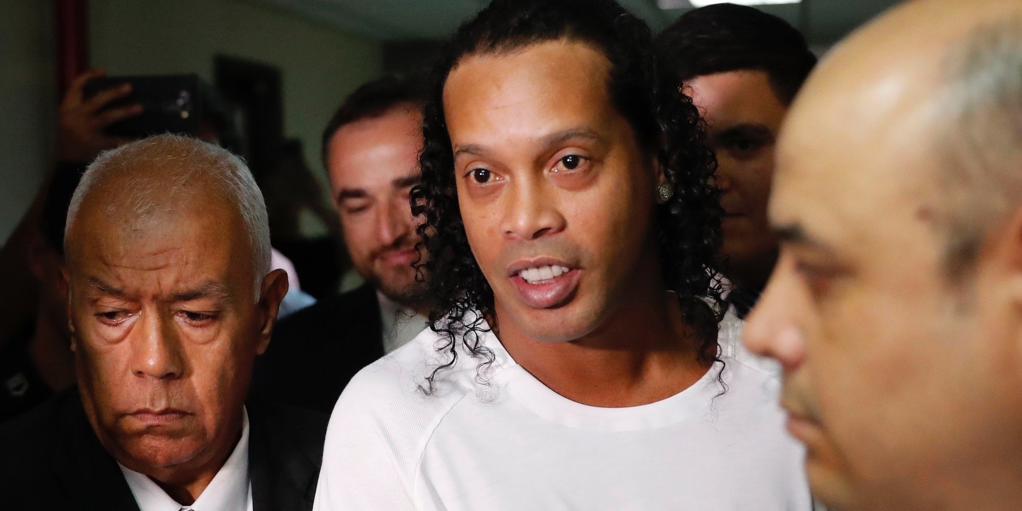 Ronaldinho, detenido de nuevo por haber entrado en Paraguay con un pasaporte falso