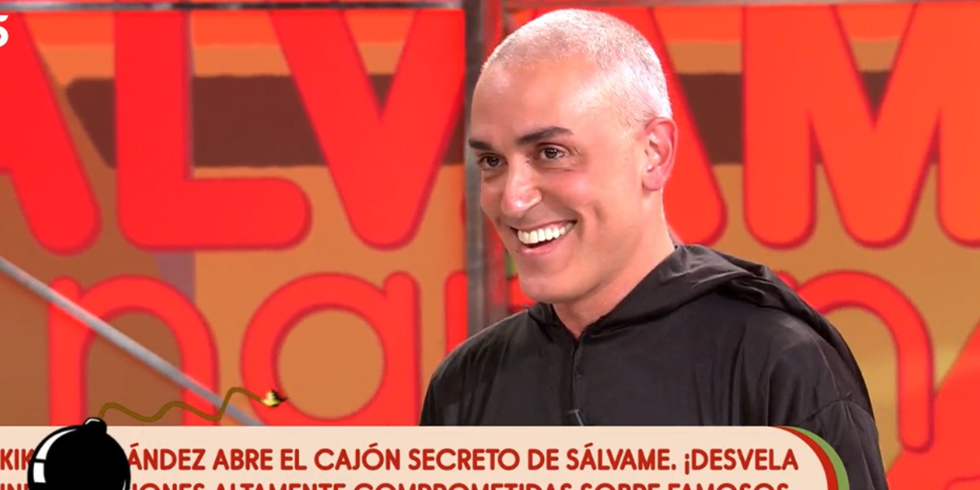 Kiko Hernández vuelve a 'Sálvame' tras su pánico por el coronavirus: "Me estaba volviendo loco"