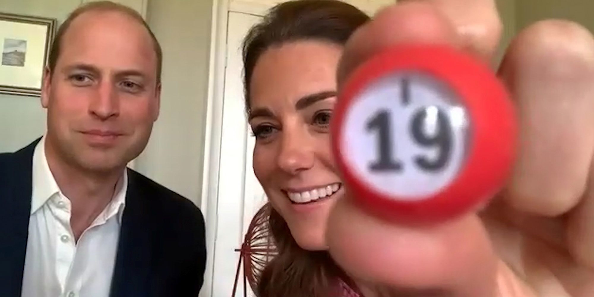 El Príncipe Guillermo y Kate Middleton juegan al bingo a través de una videollamada con una residencia de ancianos