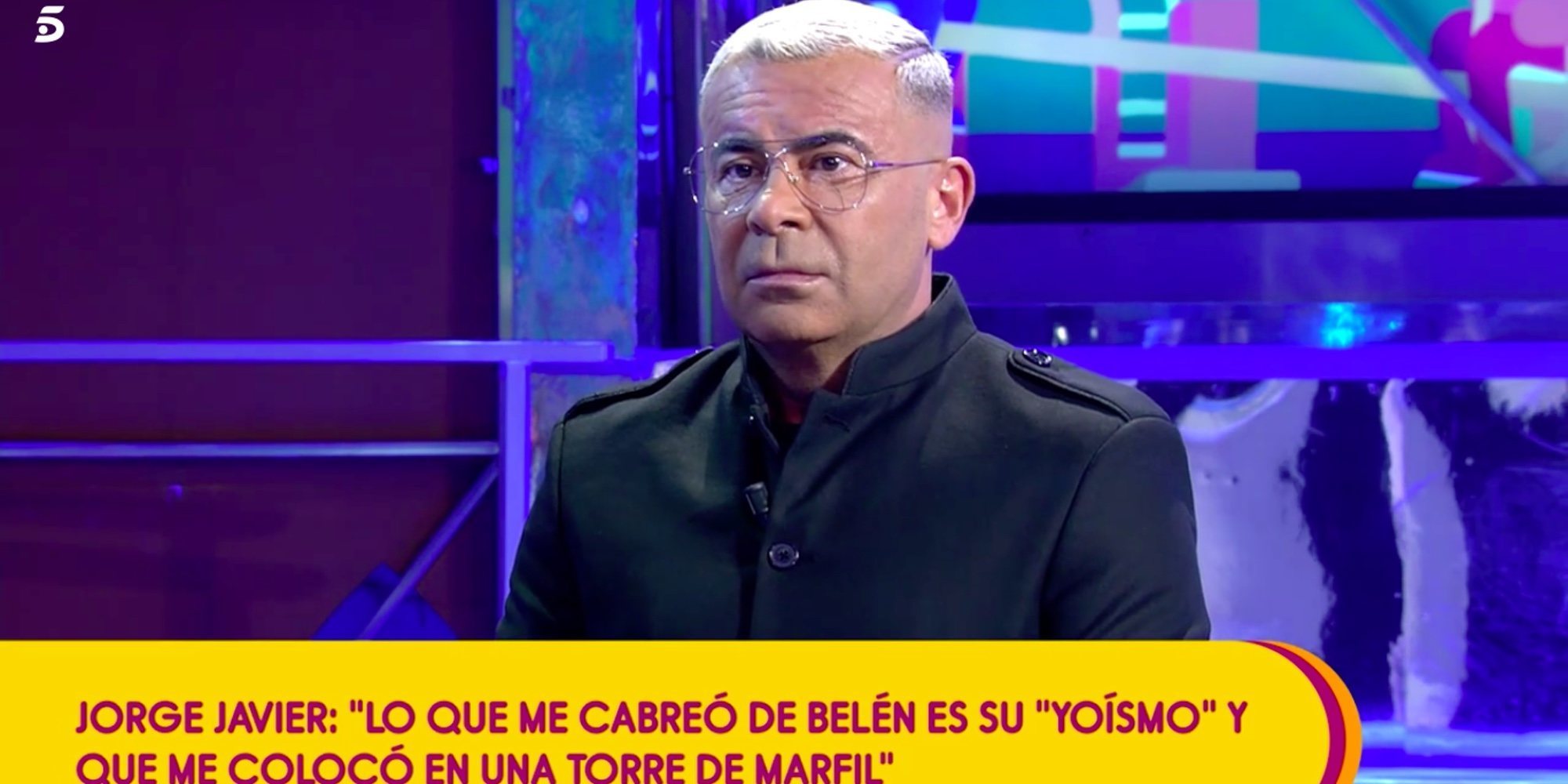 Jorge Javier Vázquez: "Belén Esteban ya no es pueblo. El pueblo no alterna con Rosalía ni cierra discotecas"
