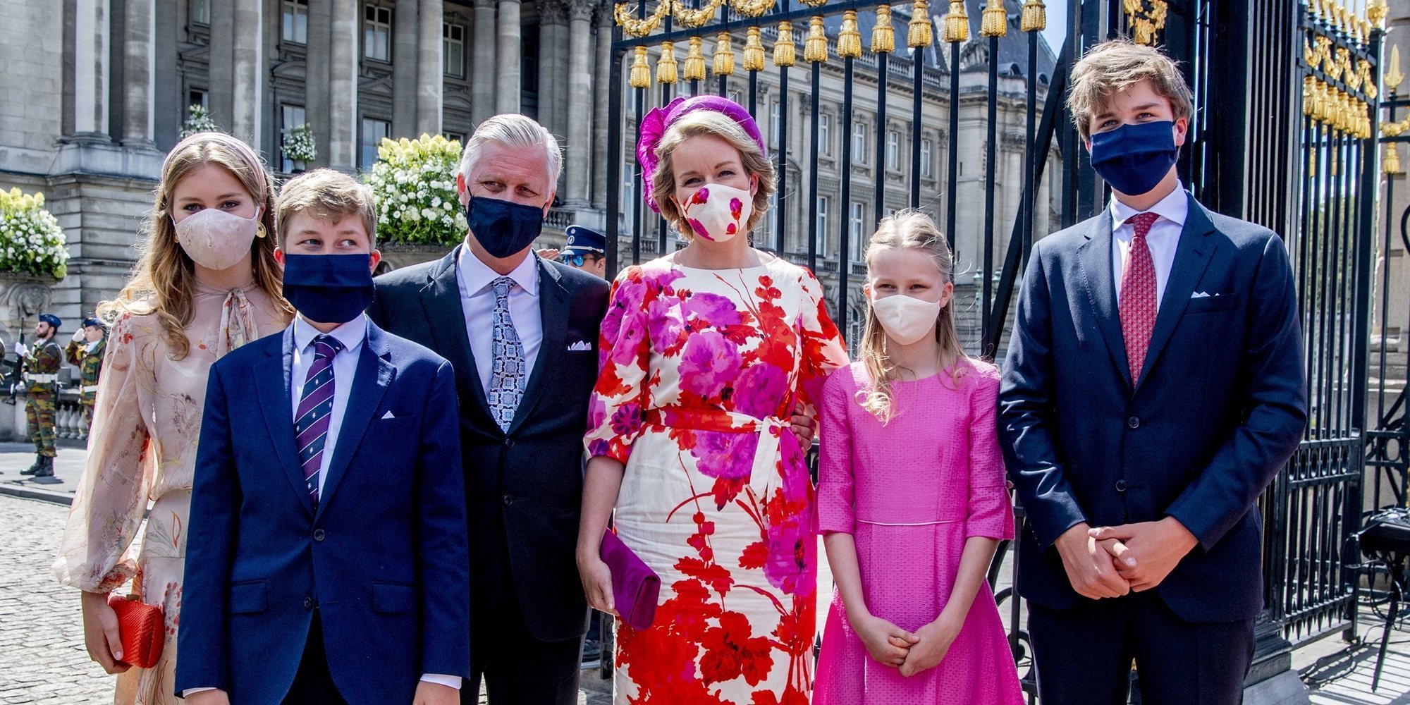 Los Reyes Felipe y Matilde de Bélgica dan normalidad a un atípico Día Nacional de Bélgica 2020