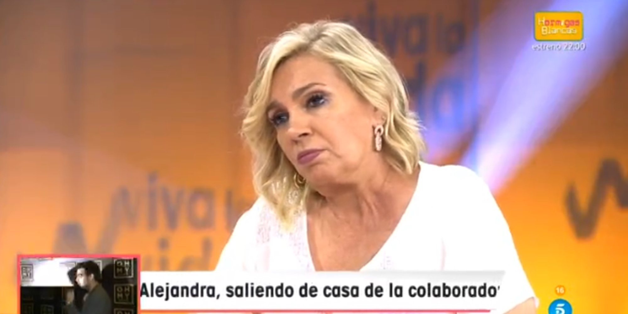 Carmen Borrego pide a Amador Mohedano que deje a un lado a su madre María Teresa y acepta sus disculpas