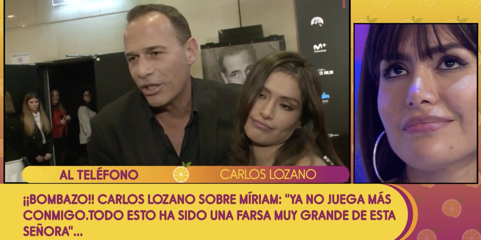 Carlos Lozano estalla contra Miriam Saavedra: "Eres una malagradecida y has jugado con todos"