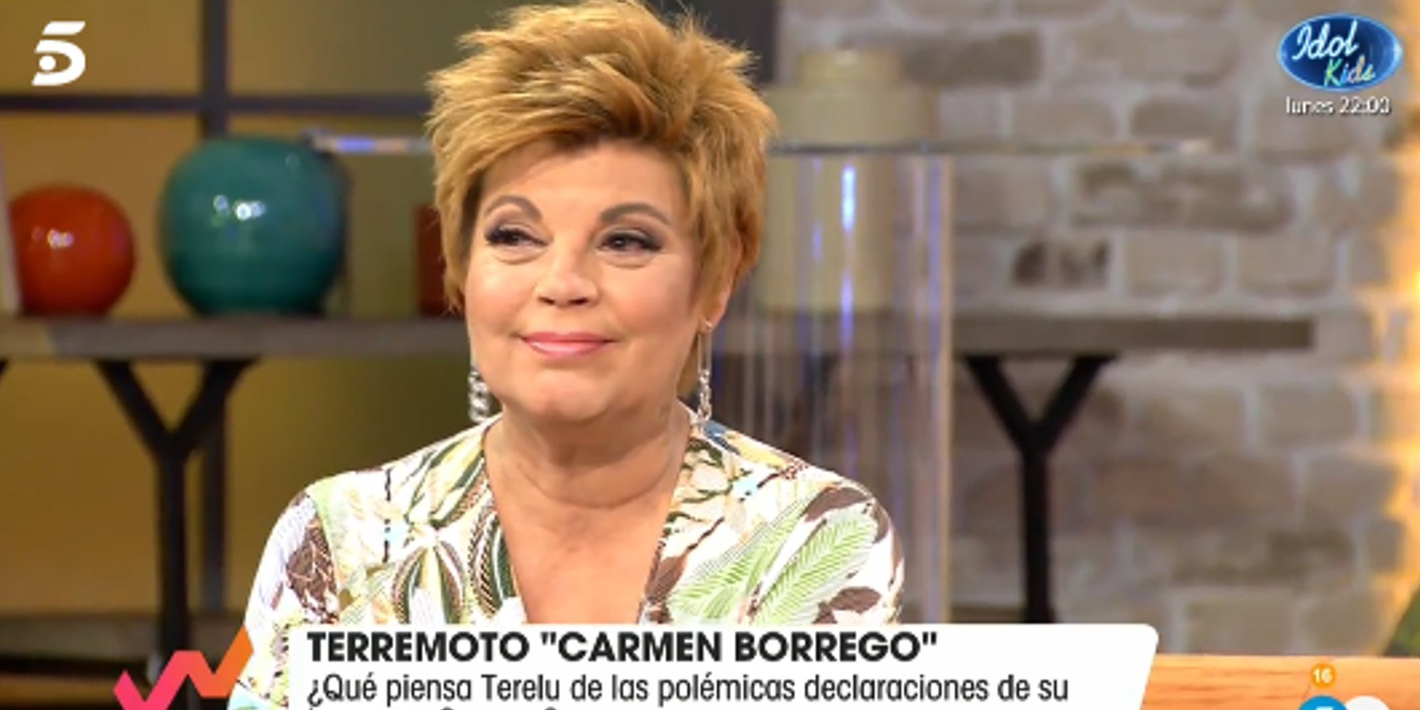 Terelu Campos, sobre la entrevista de Carmen Borrego: "Si me pronuncio violaría mi equilibrio emocional"