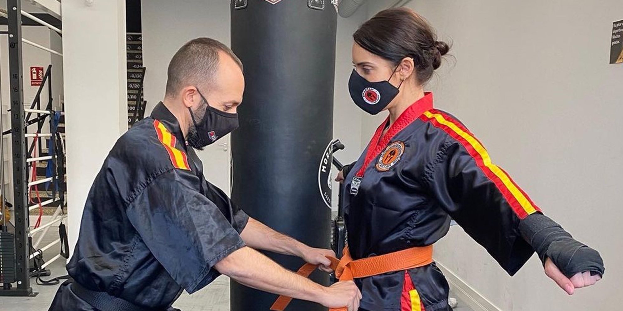 Pilar Rubio, feliz por conseguir el cinturón naranja de kick boxing: "Es indescriptible la emoción que siento"