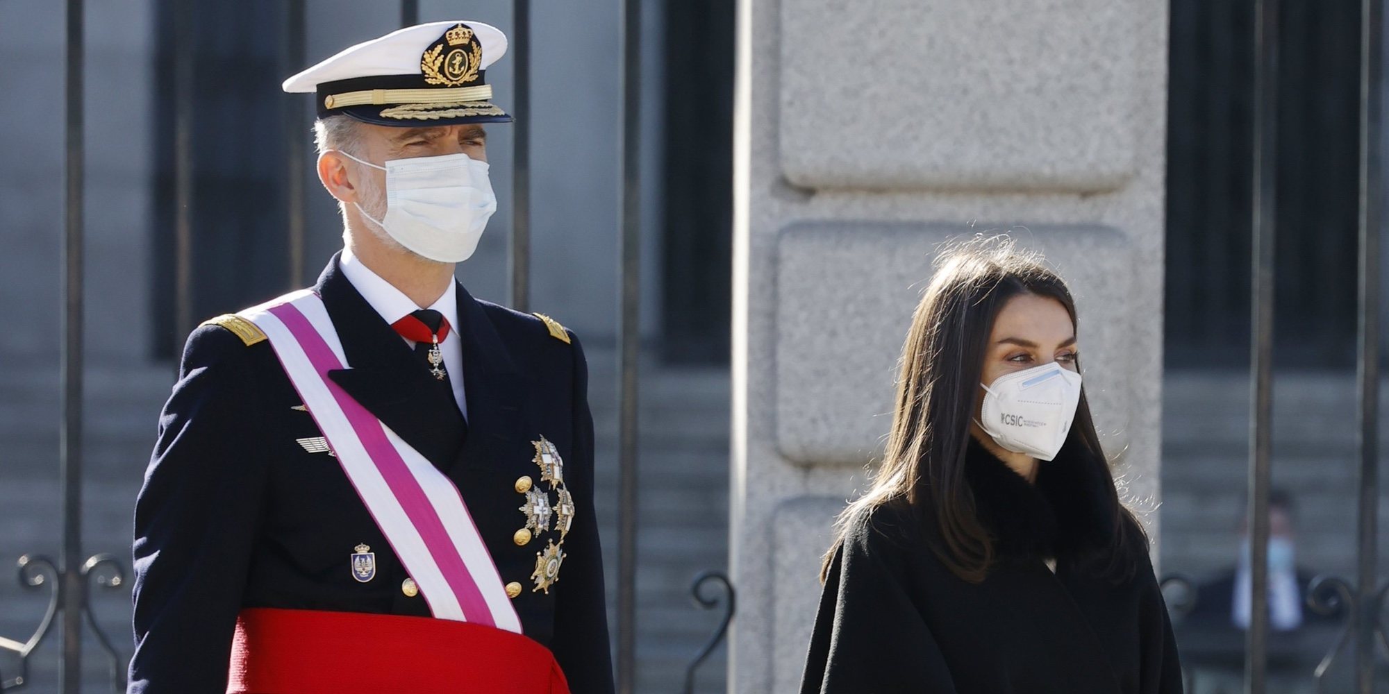 Los Reyes Felipe y Letizia presiden la atípica Pascua Militar 2021 marcada por la pandemia