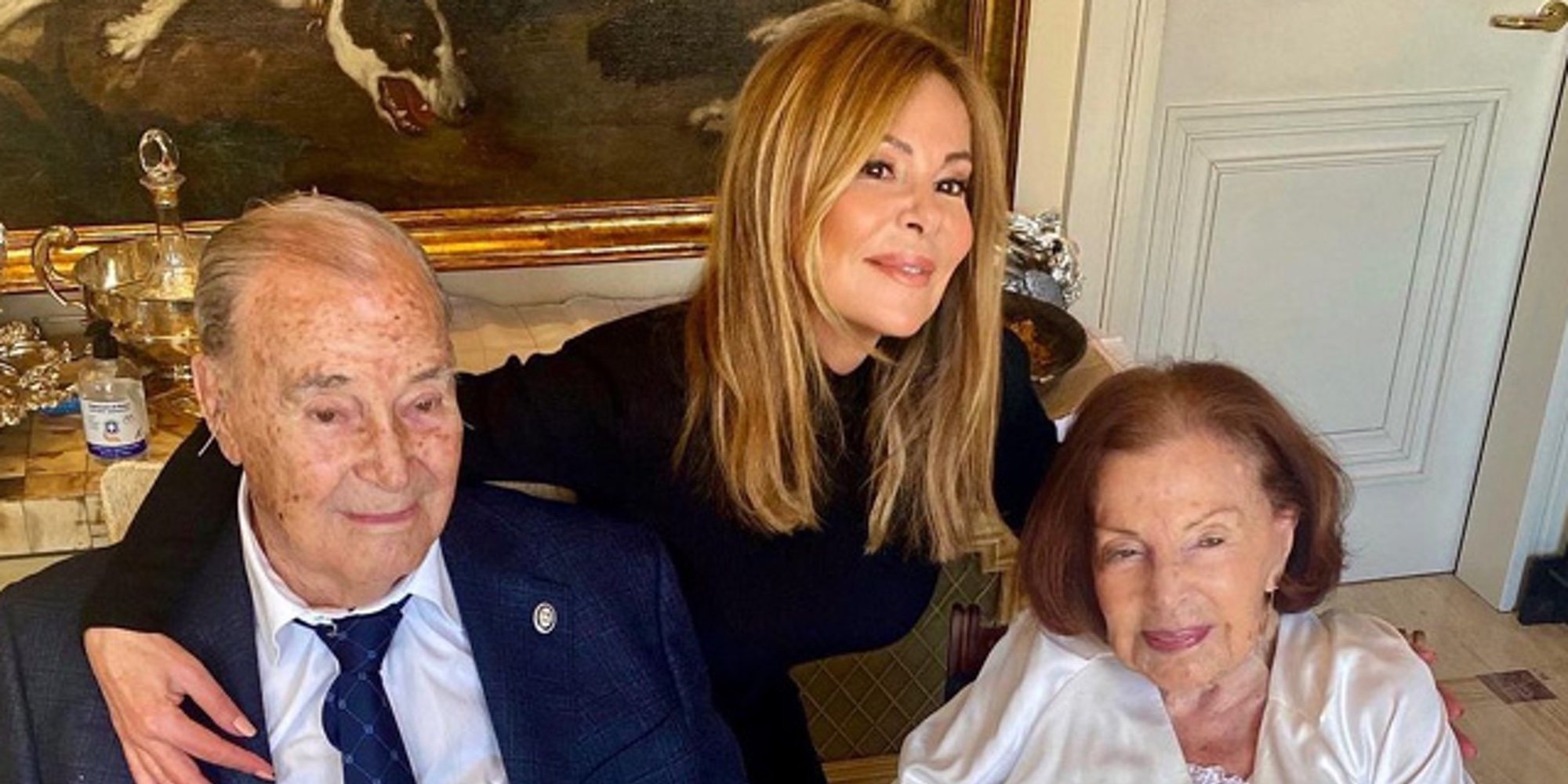 Ana Obregón recuerda a su hijo Álex Lequio en el cumpleaños de su padre