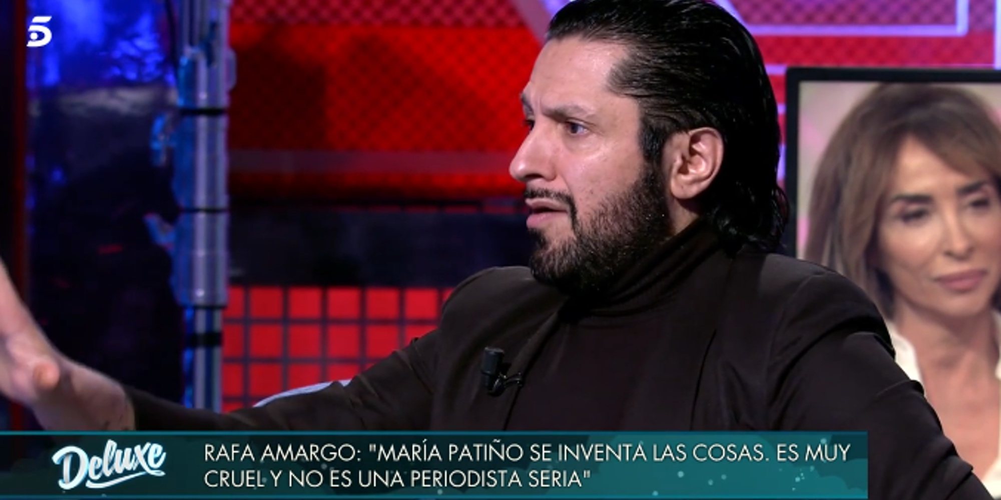 Rafael Amargo vuelve a atacar a María Patiño: "Es maquiavélica y la que mueve los hilos"