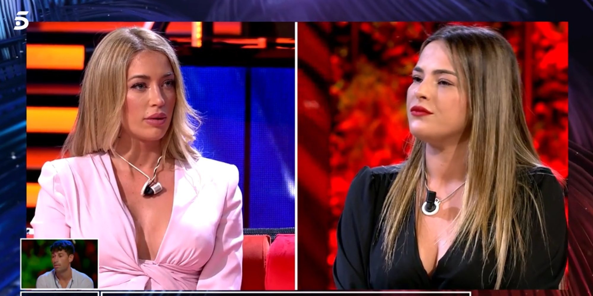 La bronca de Mayka y Marta en el debate de 'La isla de las tentaciones 3': "¡Sobras las que te has comido tú!"