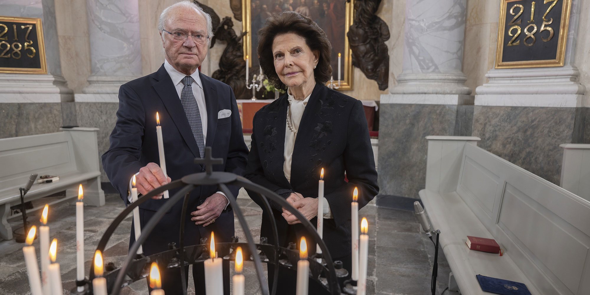 Dos ausencias, dos presencias sustitutas y un regreso en el homenaje de la Familia Real Sueca a las víctimas de la pandemia