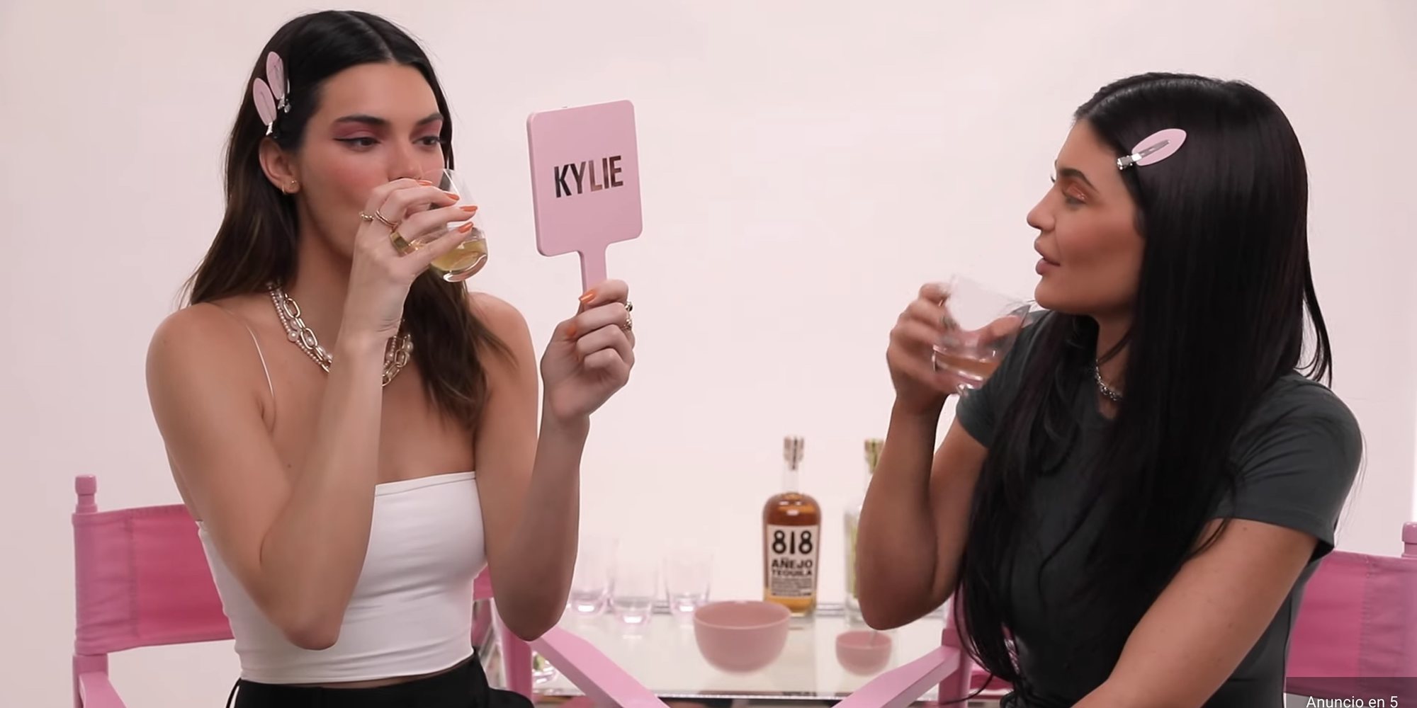 El divertido vídeo de Kendall y Kylie Jenner bebiendo tequila mientras se maquillan