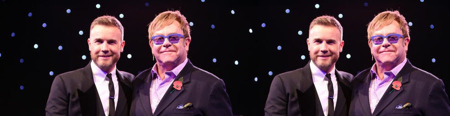 Gary Barlow recoge el Music Industry Trusts Award 2012 arropado por Elton John, Nicole Scherzinger y Tulisa
