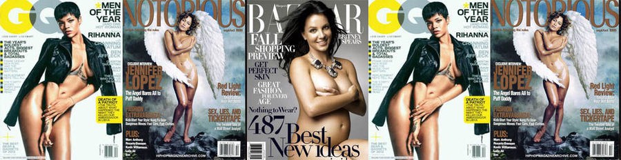 Rihanna, Britney Spears o Jennifer Lopez: Famosas que se desnudaron para la portada de una revista