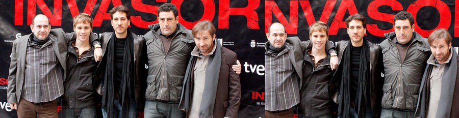 Alberto Ammann, Antonio de la Torre, Karra Elejalde y el equipo de 'Invasor' presentan la película en Madrid