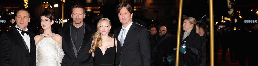 Russell Crowe, Anne Hathaway, Hugh Jackman y Amanda Seyfried estrenan 'Los Miserables' en Londres