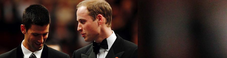 El Príncipe Guillermo entrega un premio a Novak Djokovic en la White Gala sin Kate Middleton