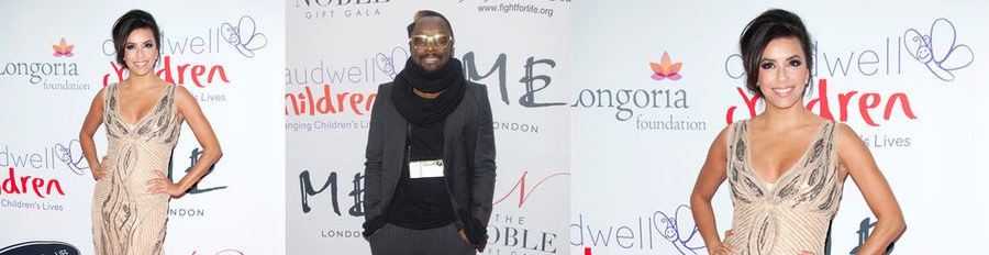 Eva Longoria preside la Noble Gift Gala 2012 de Londres junto a Melanie Brown y Will.i.am