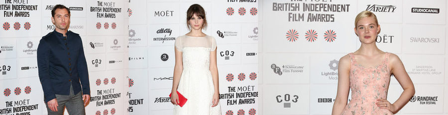 Jude Law, Elle Fanning y Felicity Jones se citan en los Premios del Cine Independiente Británico 2012