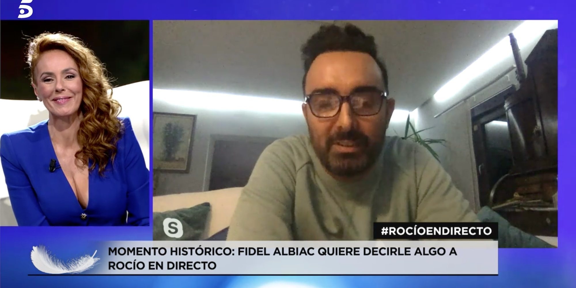Fidel Albiac apoya en directo a Rocío Carrasco: "El silencio nos ha perjudicado"