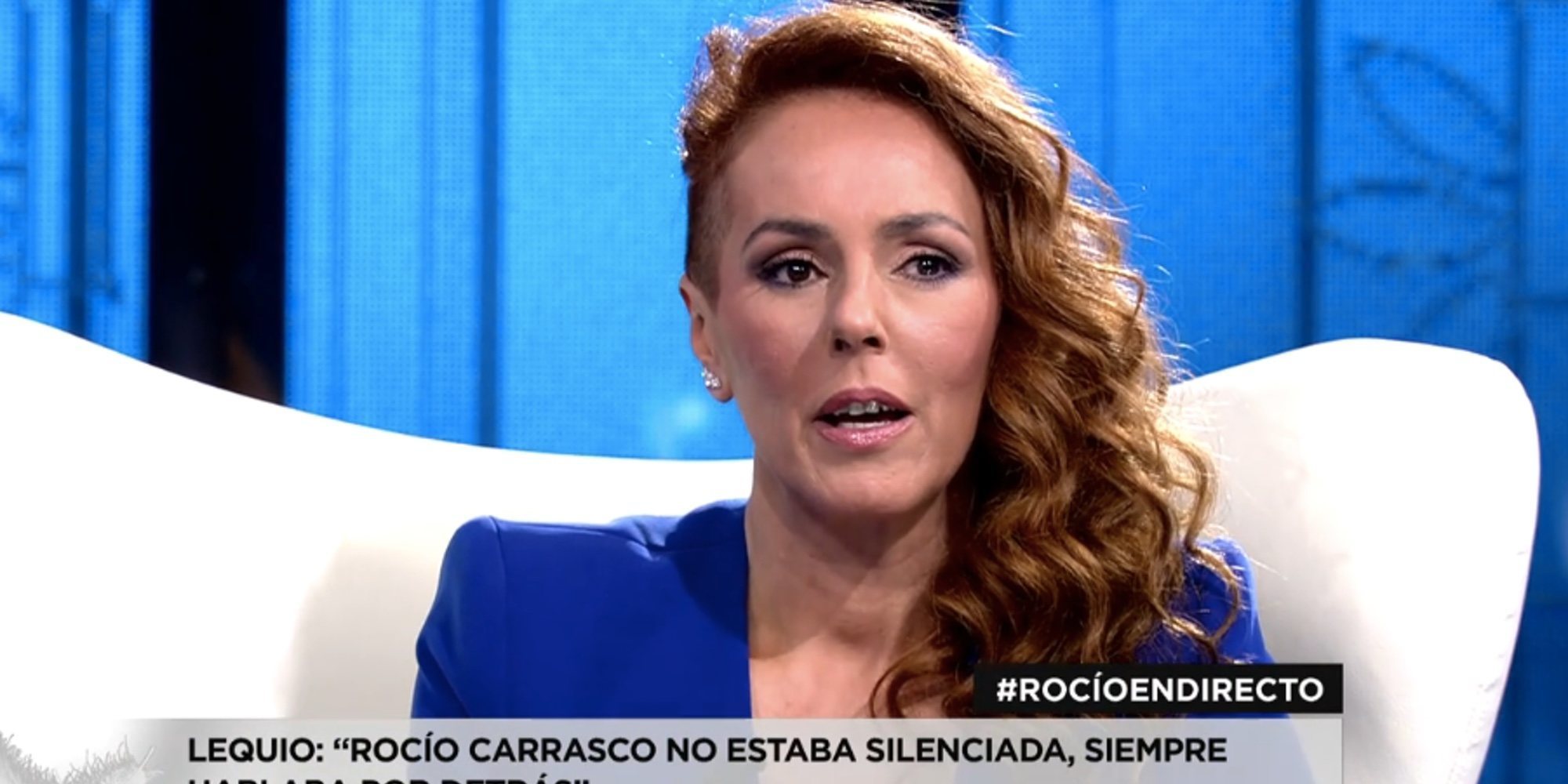 Rocío Carrasco, ante las acusaciones de Alessandro Lequio: "Es muy parecido a Antonio David Flores"