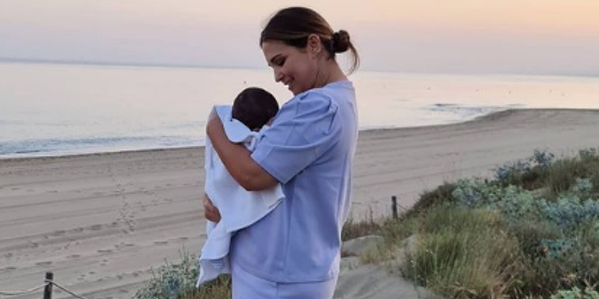 Paula Echevarría comparte la primera vez de su hijo Miguel en el mar