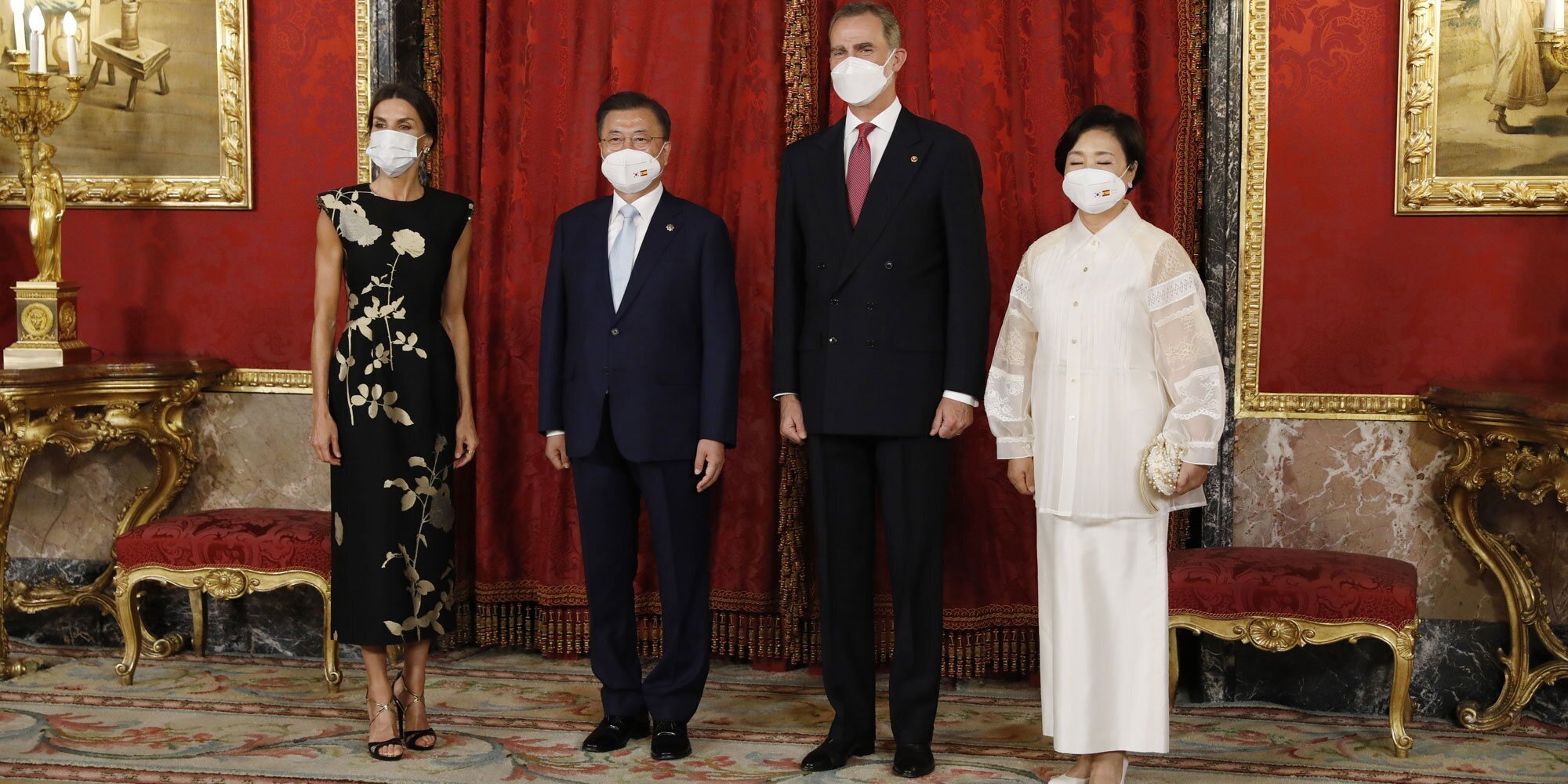 Homenajeados conocidos y cambios por la pandemia en la cena de Estado de los Reyes Felipe y Letizia al Presidente surcoreano