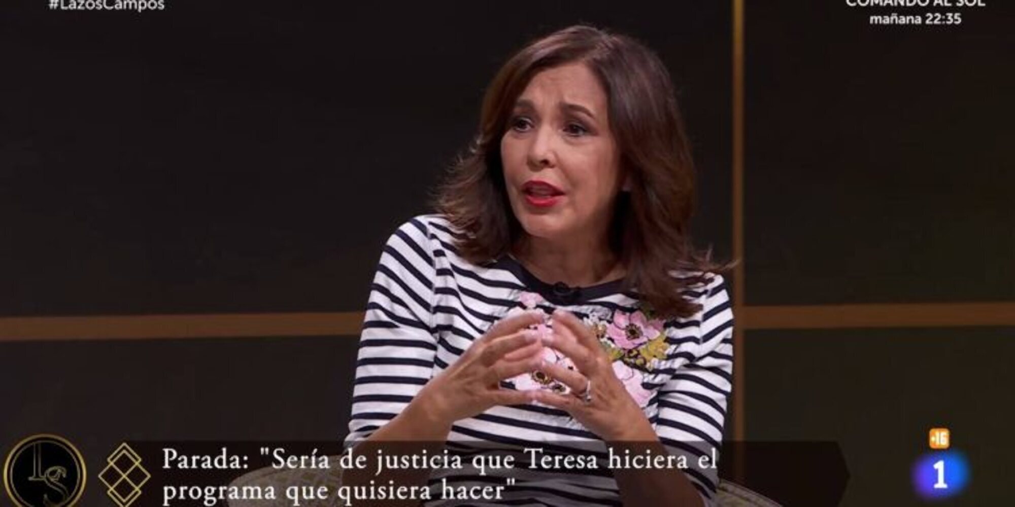 Isabel Gemio, en el especial de María Teresa Campos en 'Lazos de sangre': "A lo mejor la gente espera morbo"