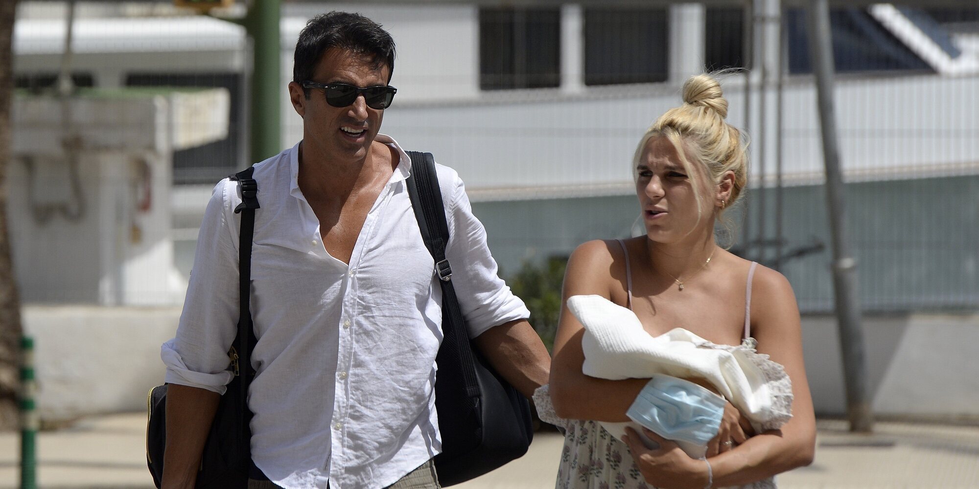 Ivana Icardi y Hugo Sierra salen del hospital tras el nacimiento de su hija Giorgia