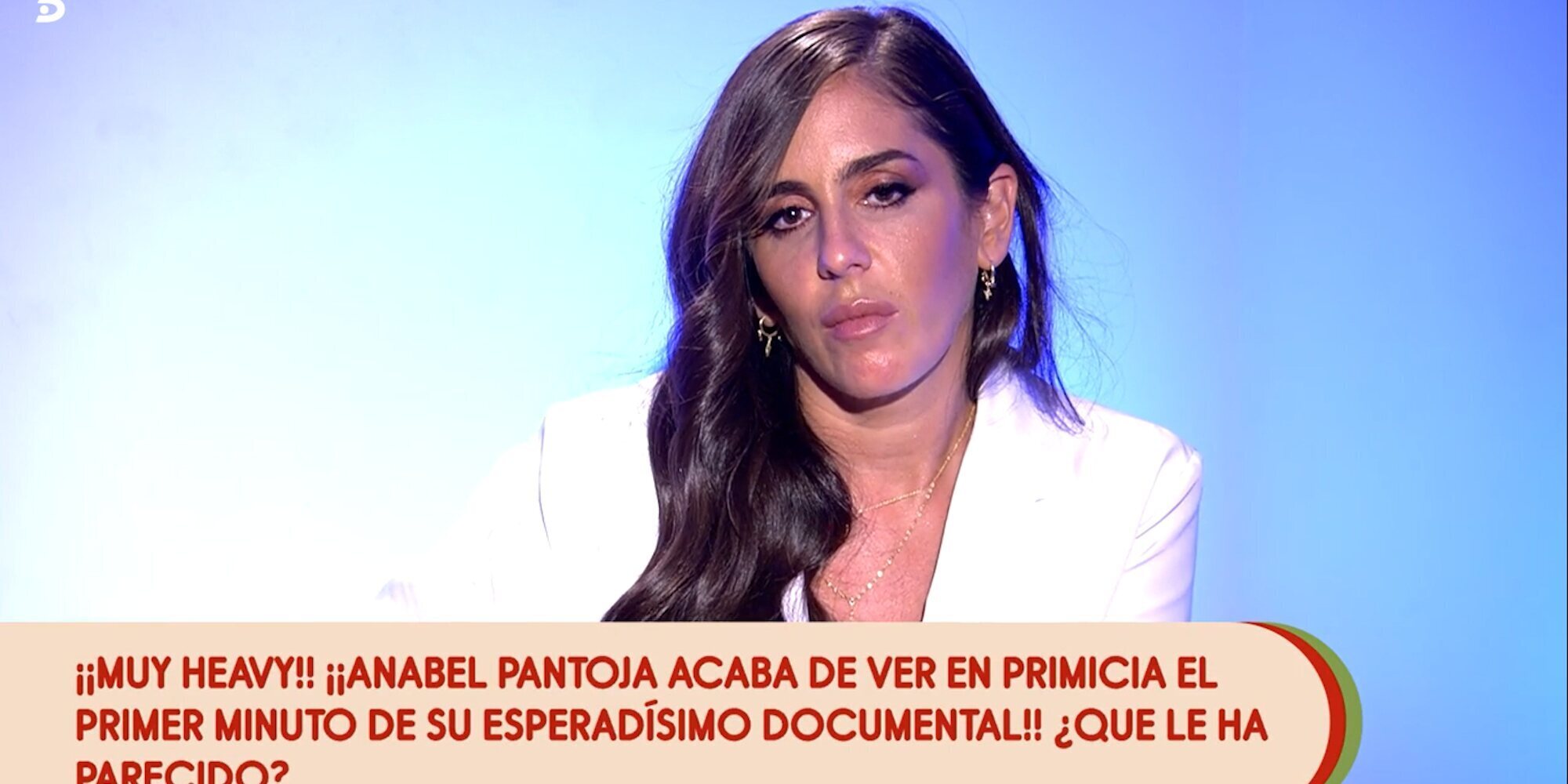 Anabel Pantoja se va del plató de 'Sálvame' tras ver el primer minuto de su documental
