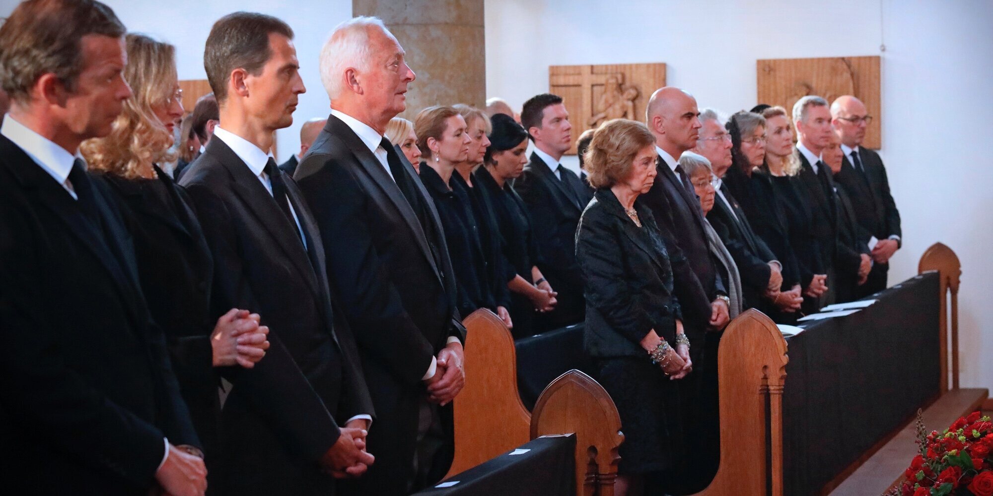 La Reina Sofía y Carolina de Mónaco, entre los asistentes al funeral de la Princesa Marie de Liechtenstein